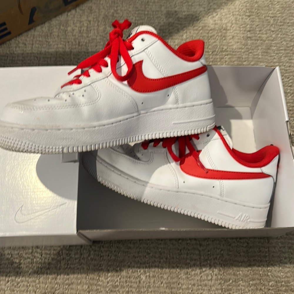 Custom design Air Force Nike size 7.5 shoes